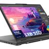 Lenovo Yoga 7 7i 2-in-1 Business Laptop (16" FHD+ Touchscreen, Intel Core Ultra 7 155U (Beat i7-1355U7), 16GB RAM, 1TB SSD, IST Pen) Backlit, Fingerprint, FHD IR Webcam, Win 11 Home w/AI Copilot, Grey